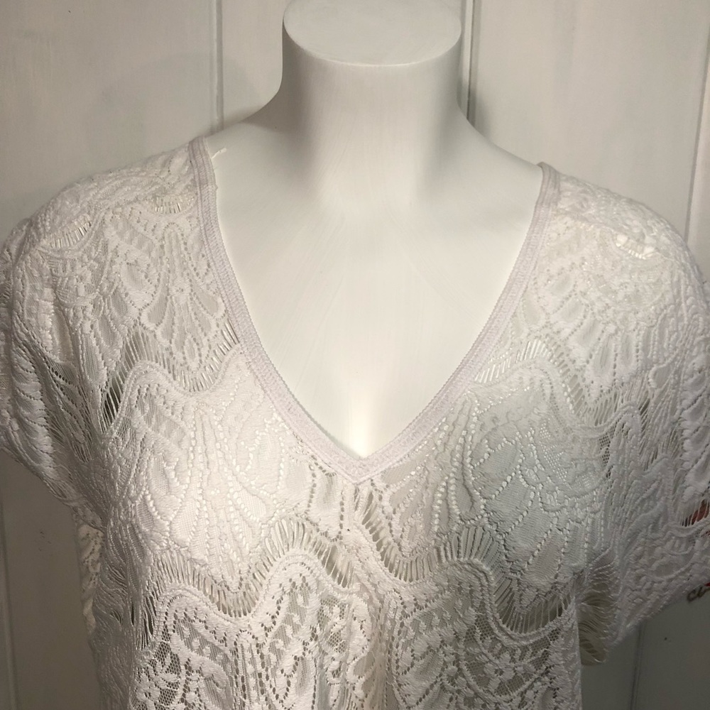 Victoria’s Secret - lace fringe coverup or top NWT